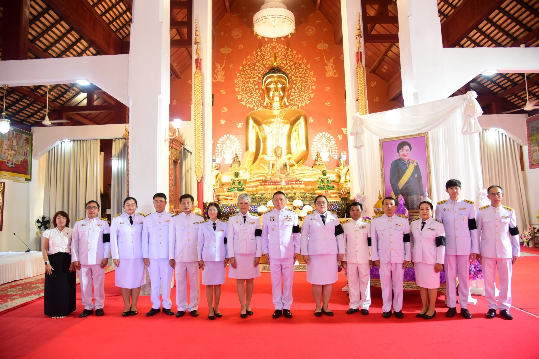 น้อมรำลึกในพระกรุณาธิคุณ คณะบุคลากร ร่วมพิธีทำบุญตักบาตรถวายพระกุศล เนื่องในวันคล้ายวันประสูติ พระเจ้าวรวงศ์เธอ พระองค์เจ้าโสมสวลี กรมหมื่นสุทธนารีนาถ